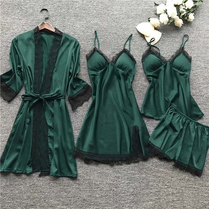 Valenzora | Satin-Pyjama-Set