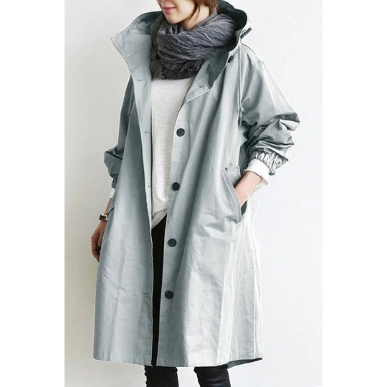 Valenzora | Long Trench Coat for Women