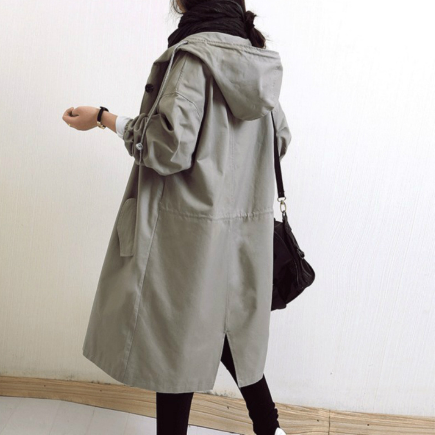 Valenzora - Long trench coat for women