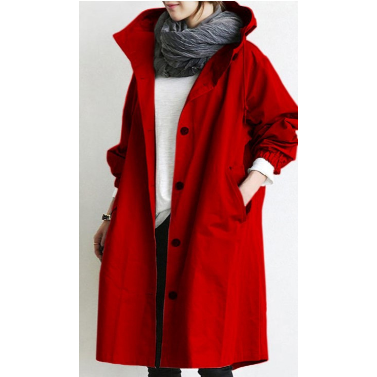 Valenzora - Long trench coat for women