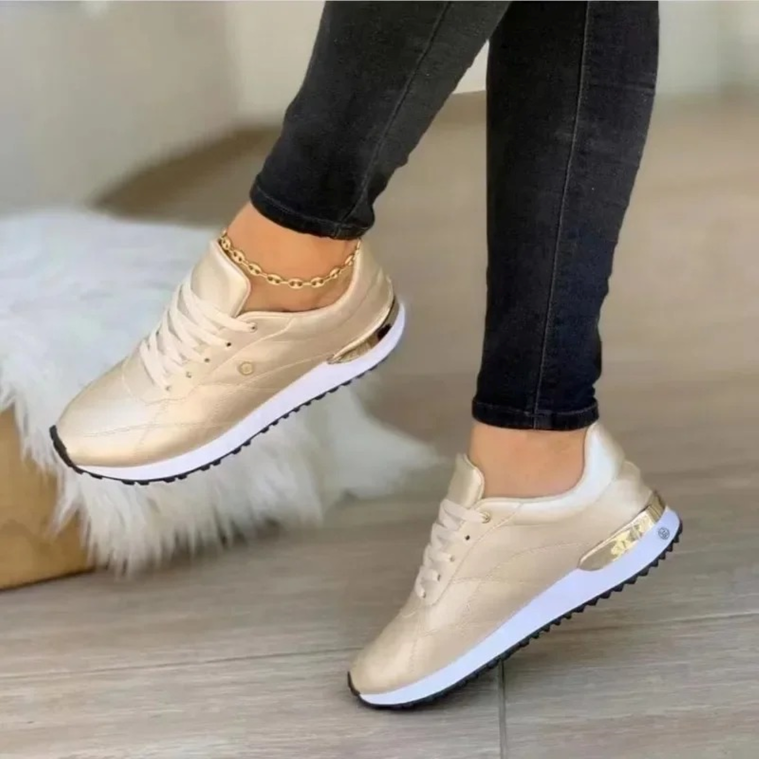 Valenzora | Damen Leder-Sneaker