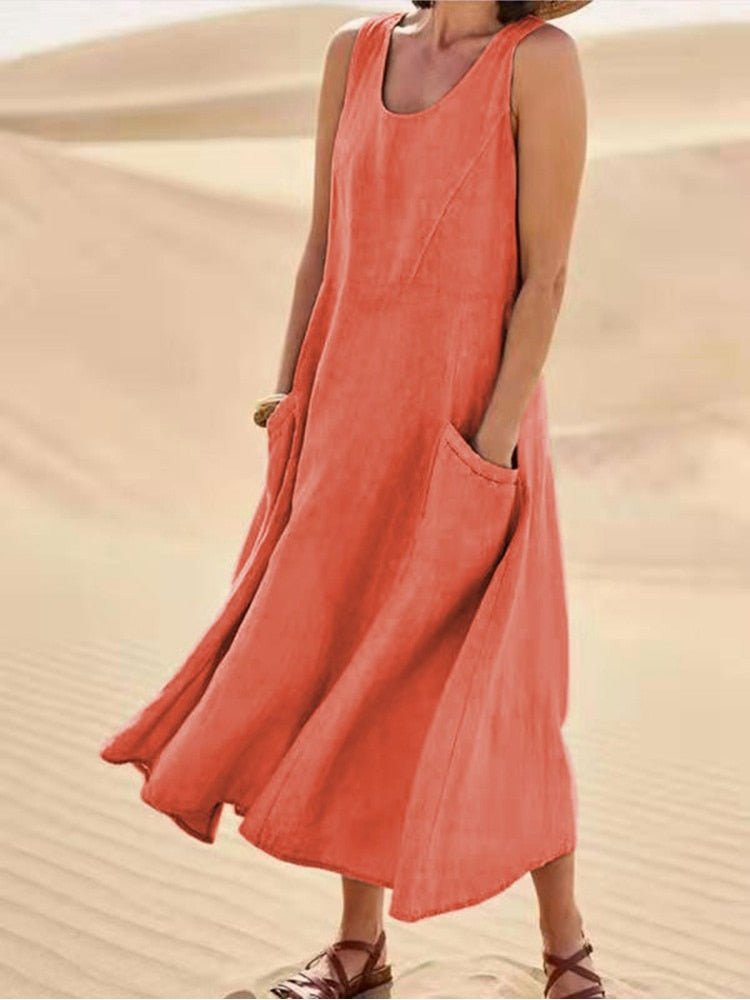Valenzora | Damen Fließendes Kleid