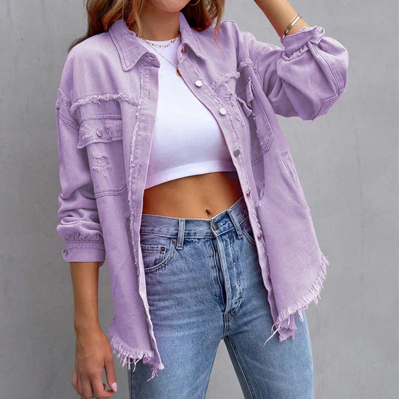 Valenzora - Detailed denim jacket
