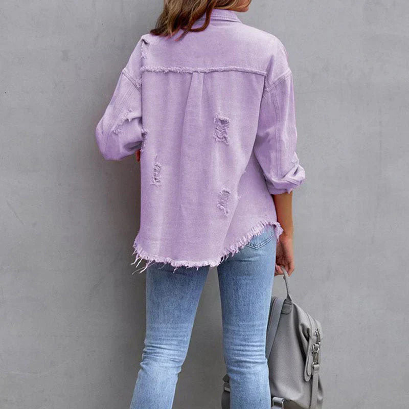 Valenzora - Detailed denim jacket