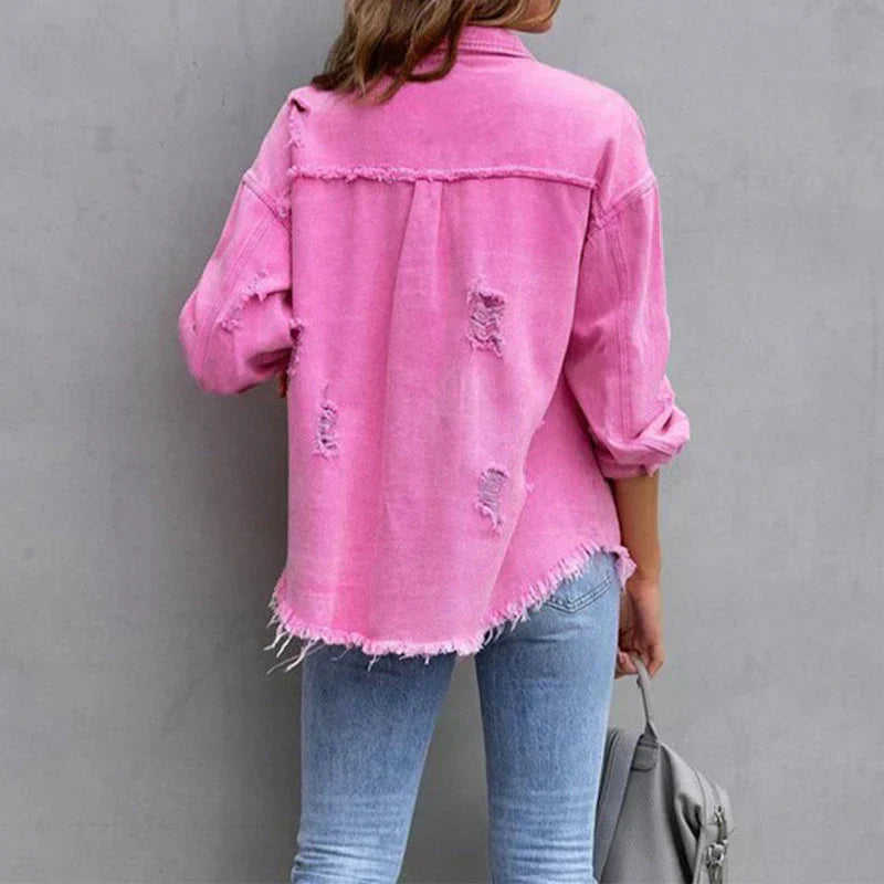 Valenzora - Detailed denim jacket
