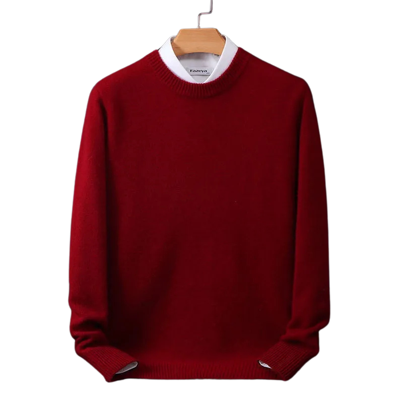 Valenzora | Elegant classic crew neck sweater