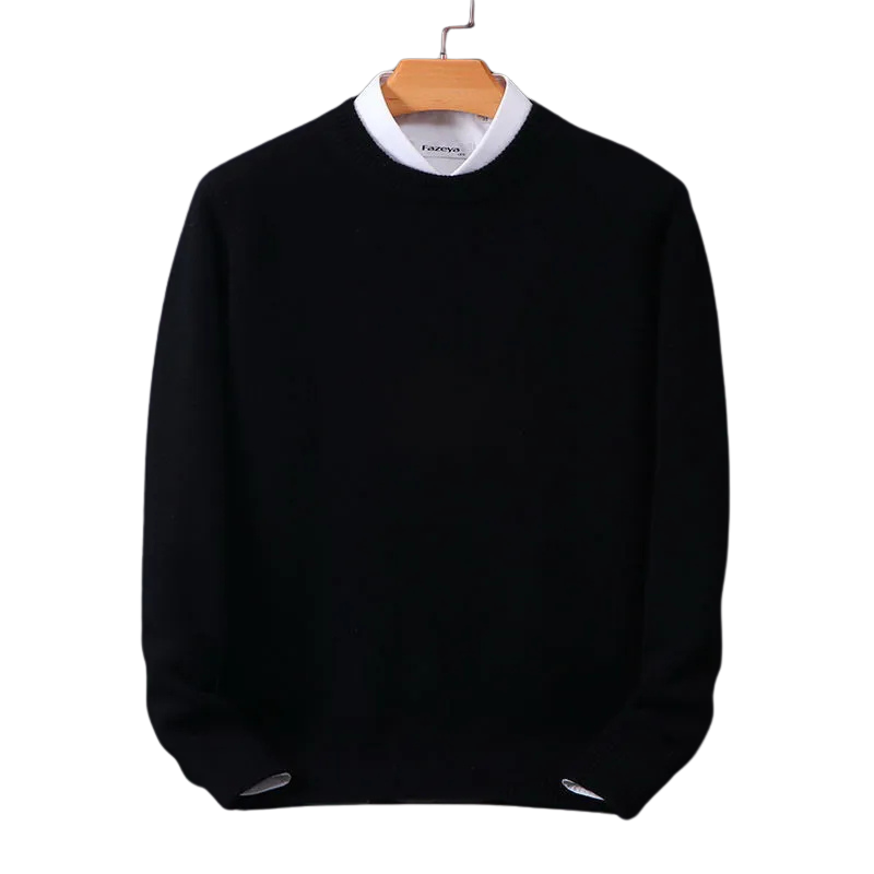 Valenzora | Elegant classic crew neck sweater