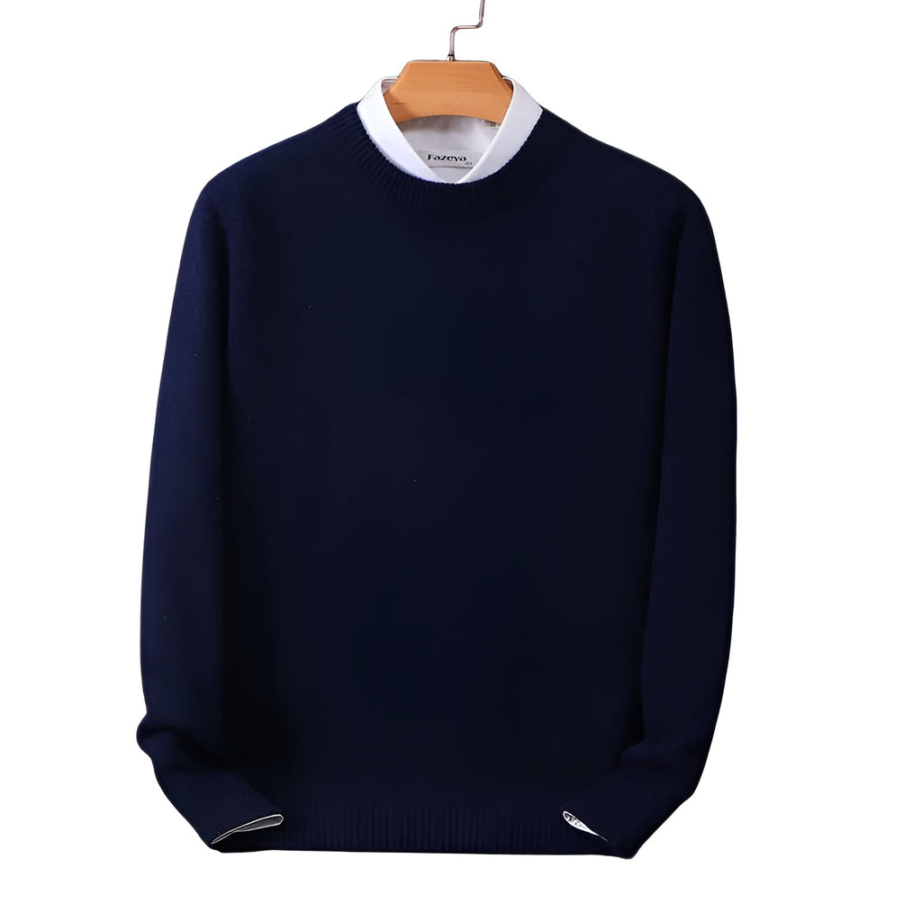 Valenzora | Elegant classic crew neck sweater
