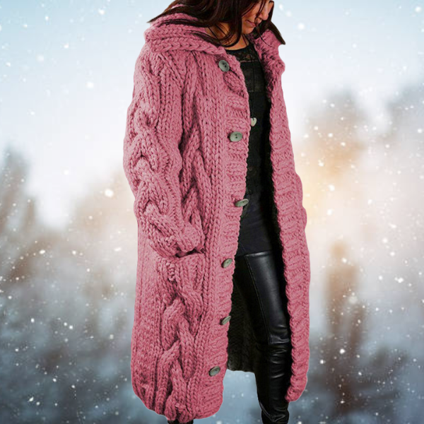 Valenzora | Long knitted cardigan