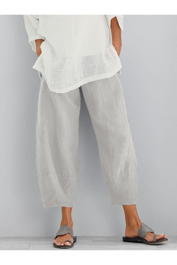 Valenzora | Lockere knöchellange Sommerhose Damenhose