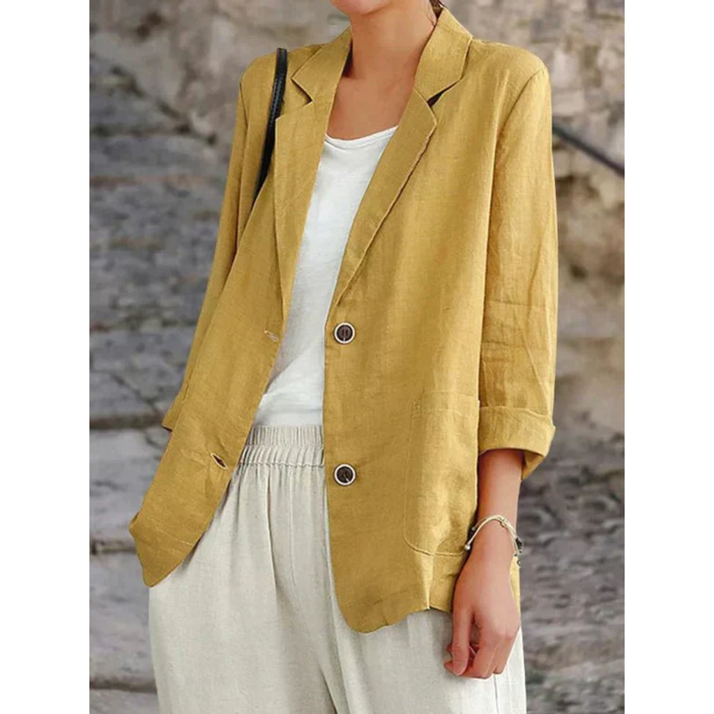 Valenzora | Linen Blazer for Women