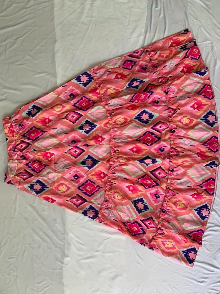 Valenzora | Maxi skirt Colorful boho ruffled skirt