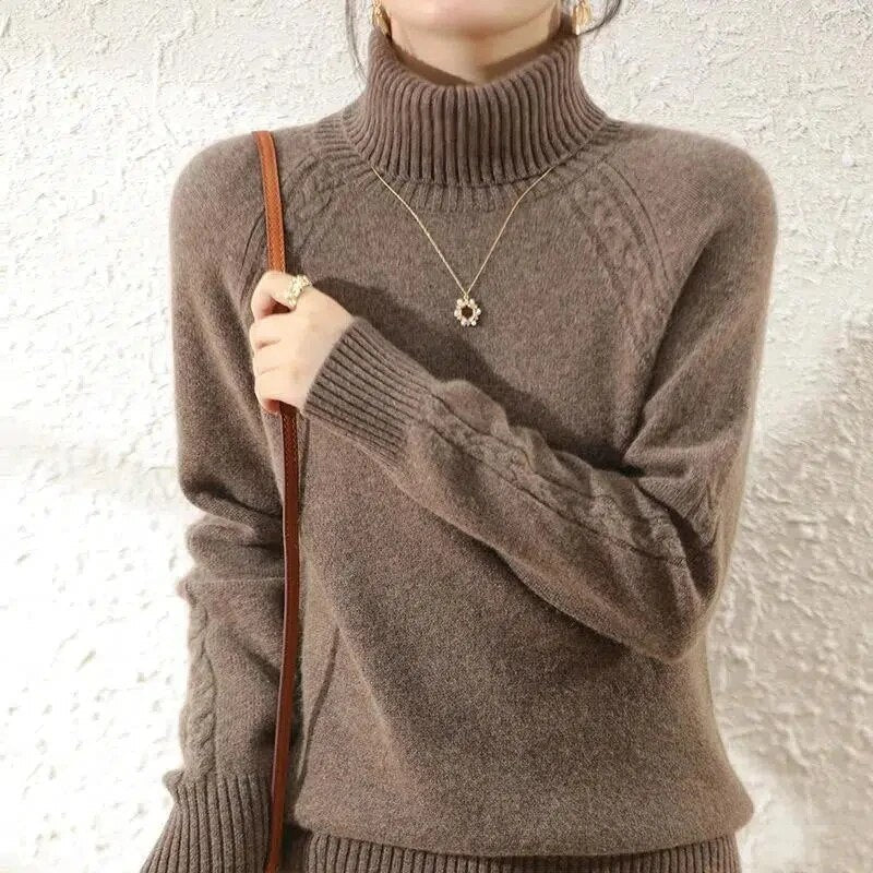 Valenzora – Eleganter Rollkragenpullover für Damen