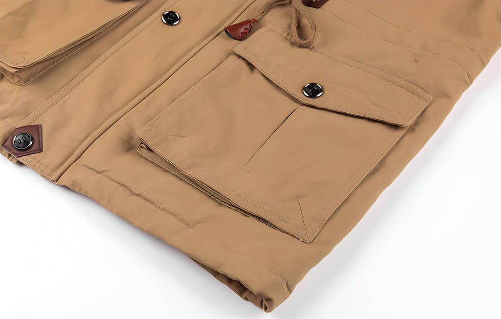 Valenzora | Waterproof military jacket with adjustable waistband