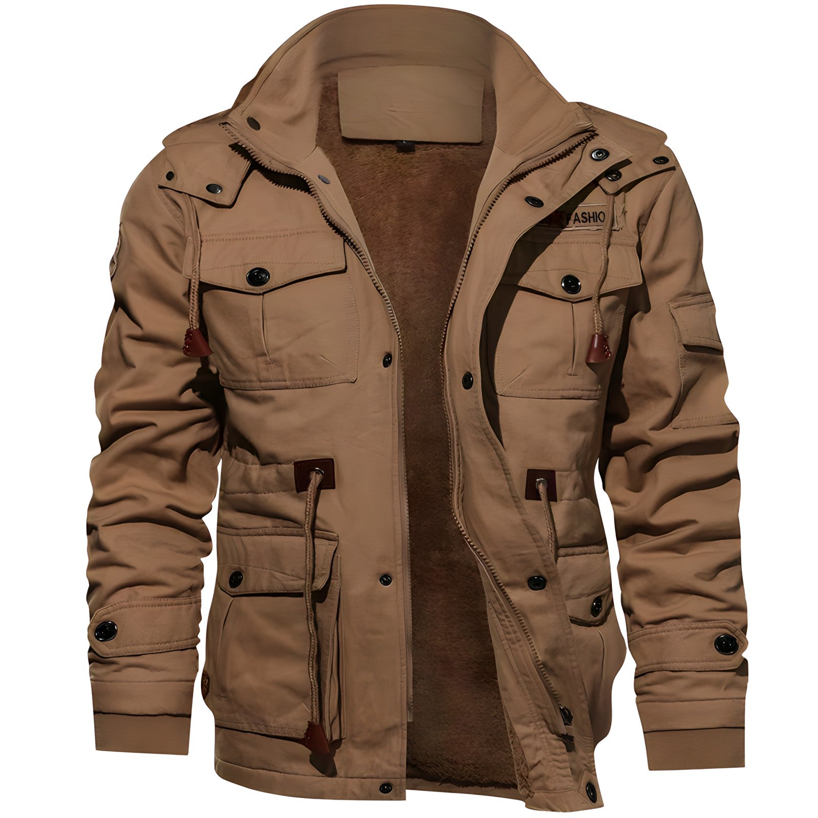 Valenzora | Wasserdichte Militärjacke mit verstellbarer Taille