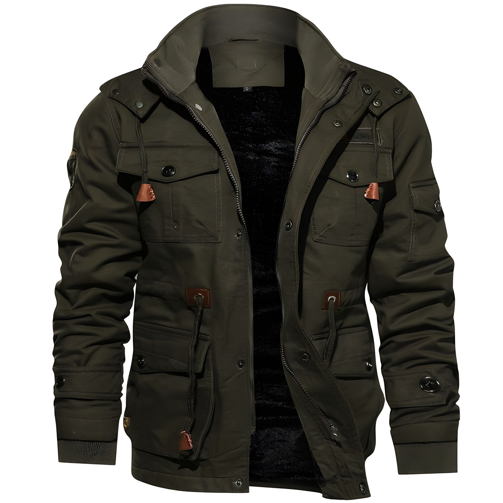 Valenzora | Wasserdichte Militärjacke mit verstellbarer Taille