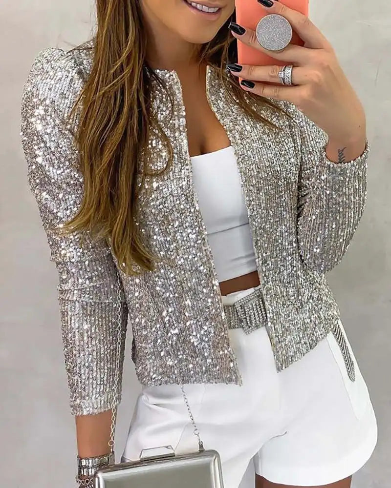 Valenzora Becker - Jacket with sequins