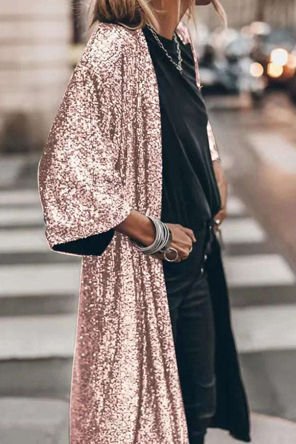 Valenzora | Fashionable sequined cardigan