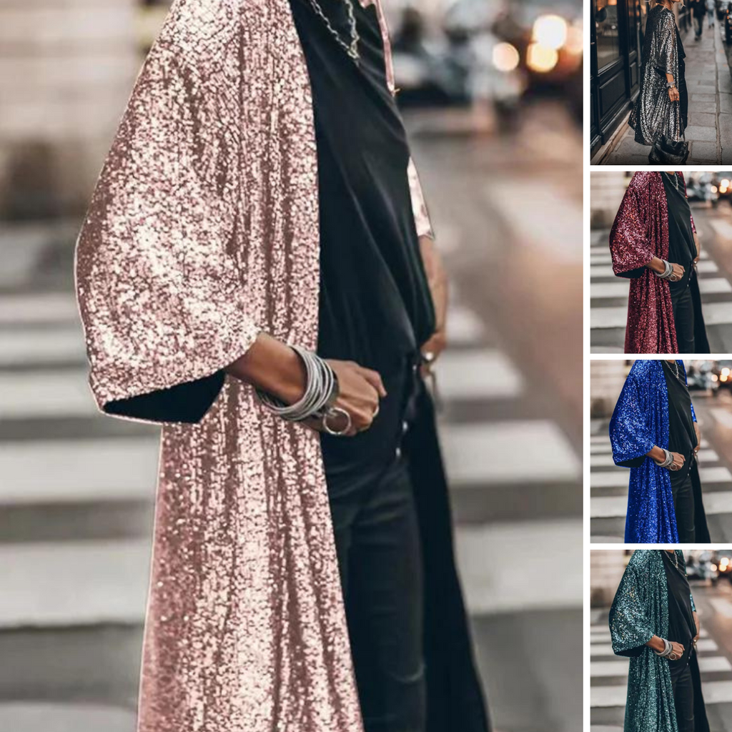 Valenzora | Fashionable sequined cardigan