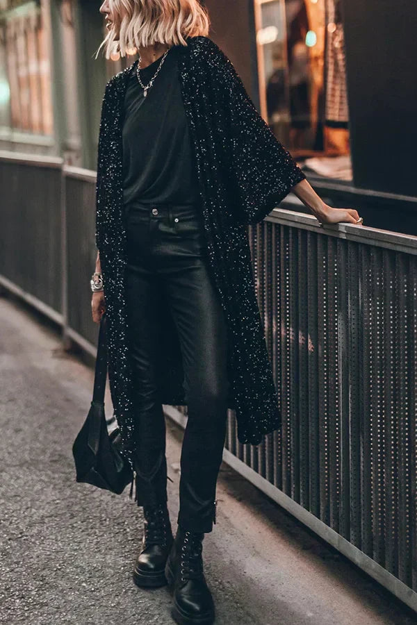 Valenzora | Fashionable sequined cardigan