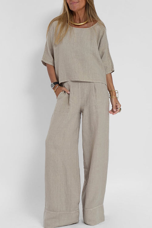 Valenzora | Cotton Linen Suit