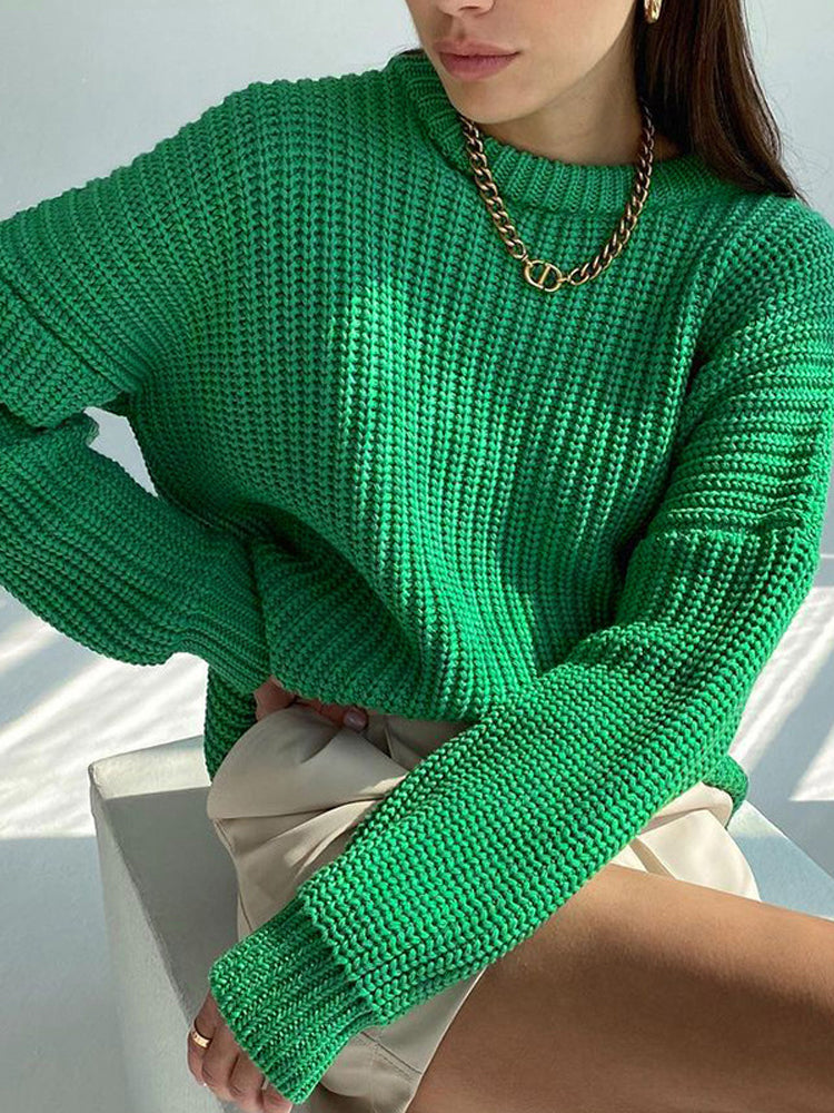 Valenzora | Oversized Chunky Knit Sweater for Women
