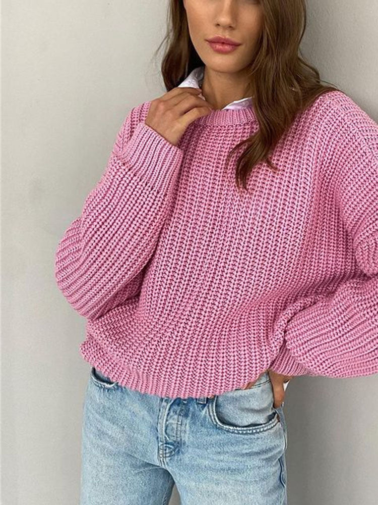Valenzora | Oversized Chunky Knit Sweater for Women