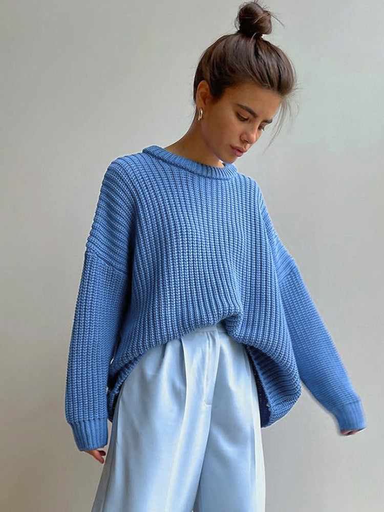 Valenzora | Oversized Chunky Knit Sweater for Women