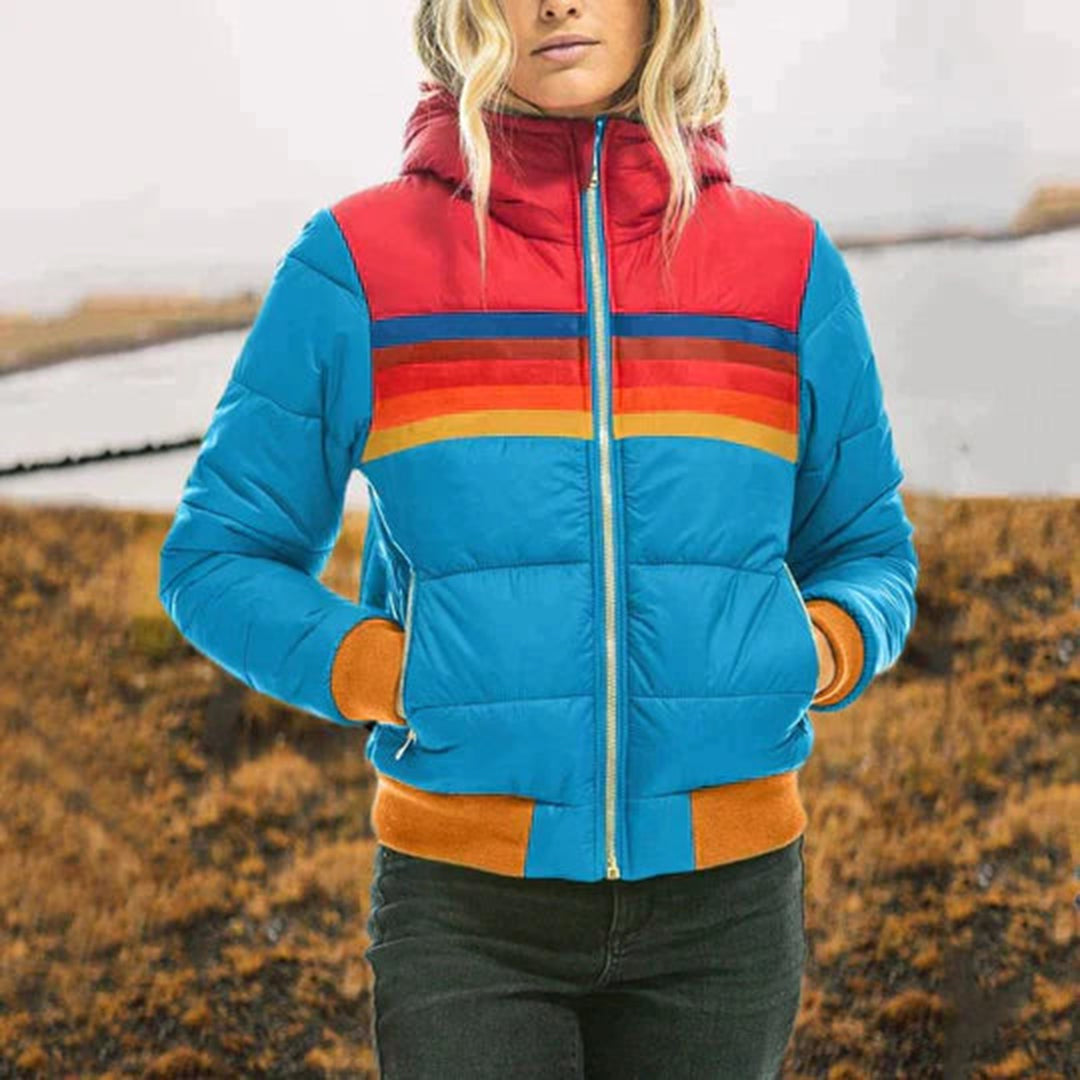 Valenzora | Women's jacket with colored stripes