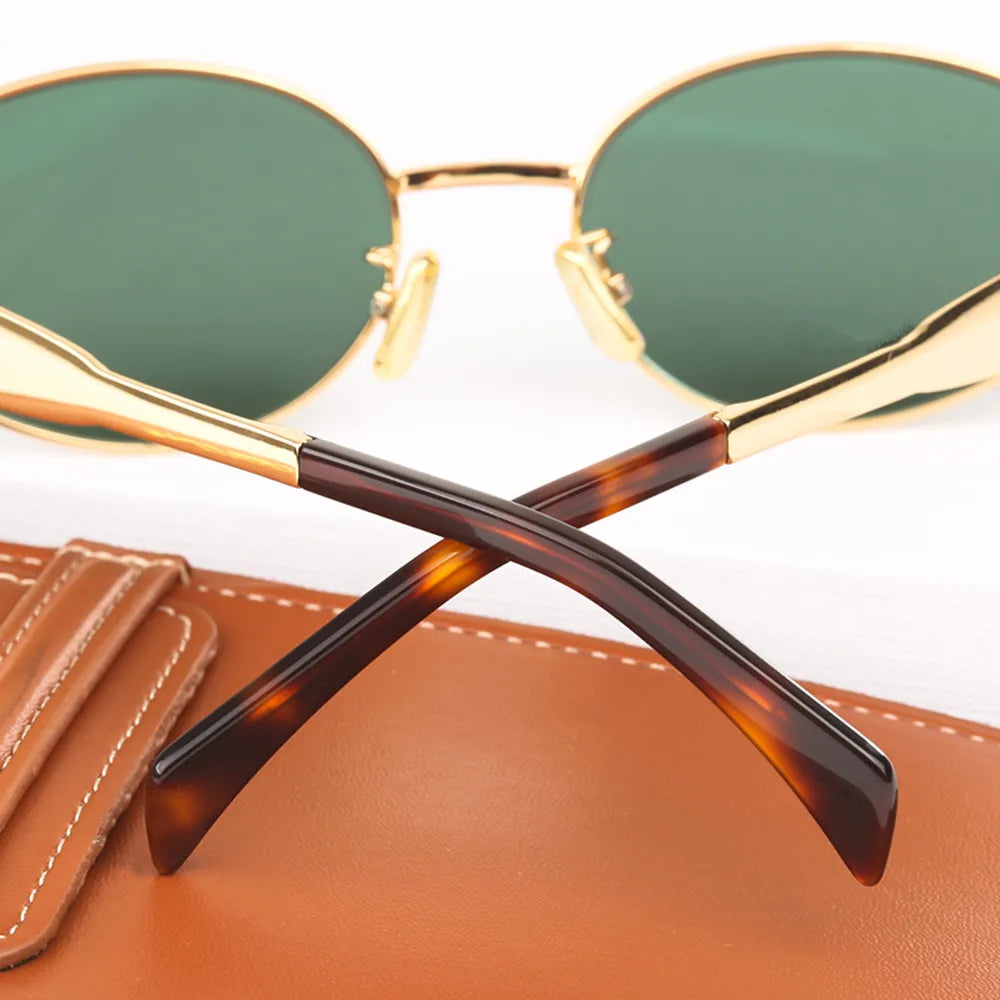 Valenzora | Ovale Sonnenbrille für Damen – schlicht und elegant