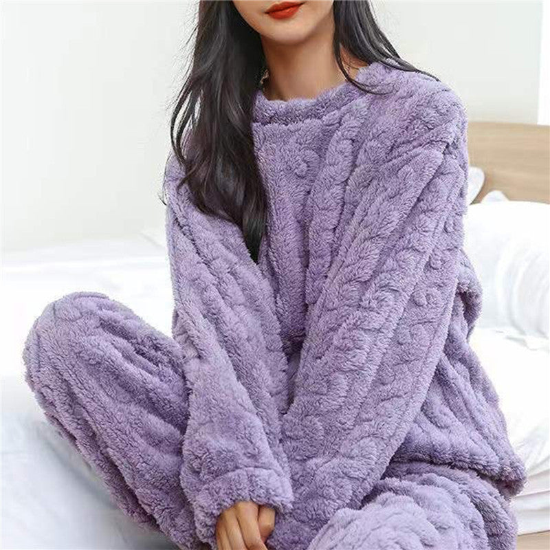 Valenzora - Fleece-Schlafanzug für Damen