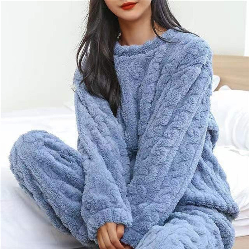 Valenzora - Fleece-Schlafanzug für Damen