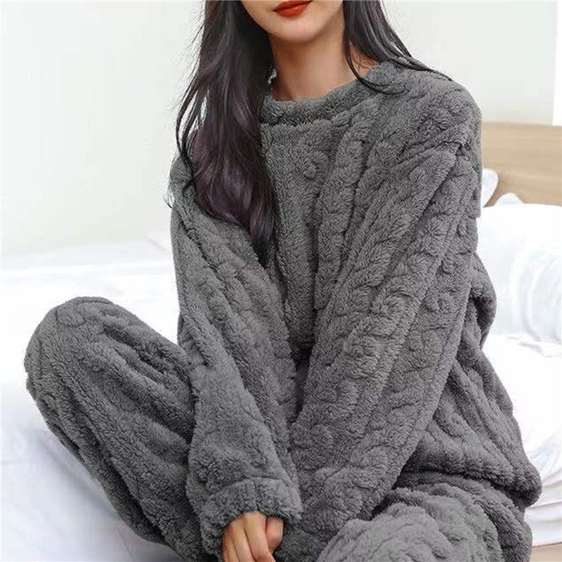 Valenzora - Fleece-Schlafanzug für Damen