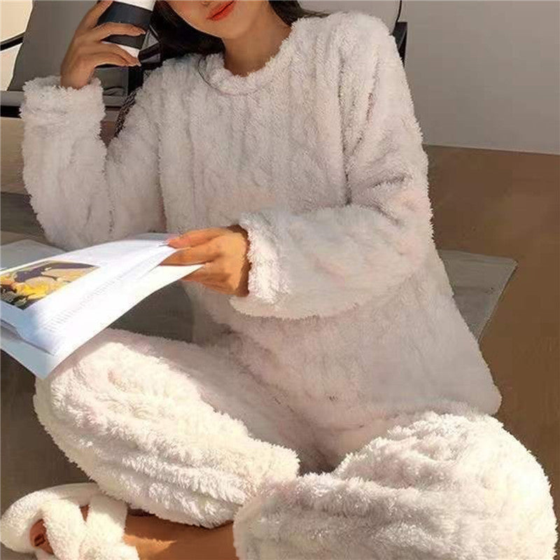 Valenzora - Fleece-Schlafanzug für Damen