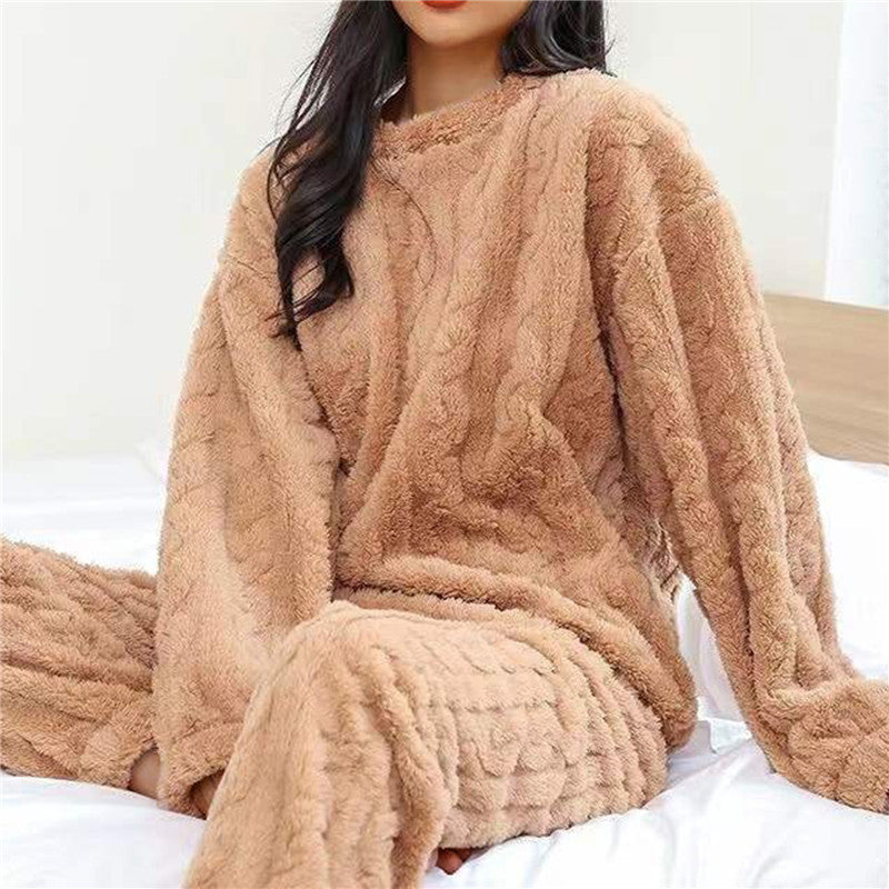 Valenzora - Fleece-Schlafanzug für Damen