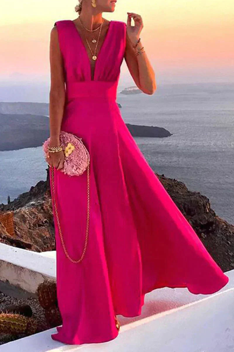 Valenzora | Ärmelloses Sommerkleid mit Print für Damen
