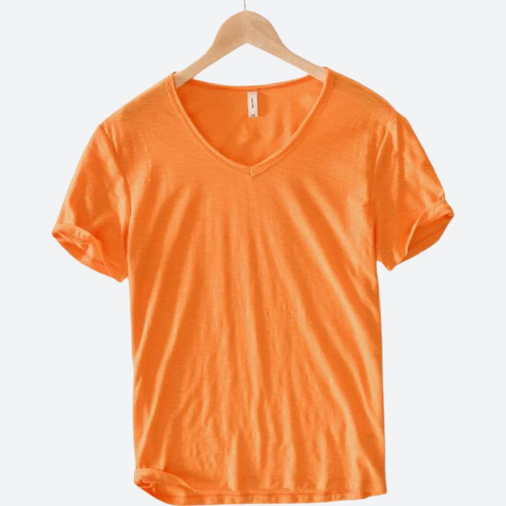 Valenzora | Sommerliches T-Shirt aus Baumwollleinen