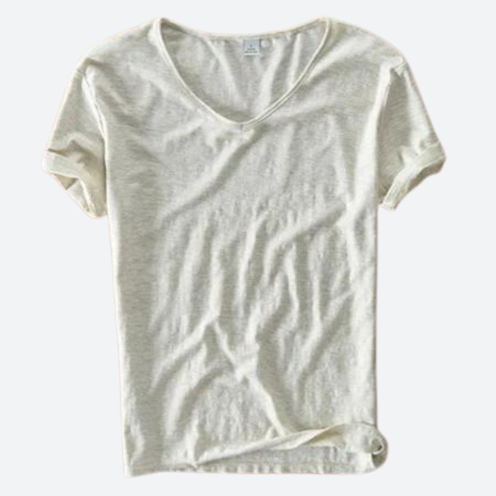 Valenzora | Sommerliches T-Shirt aus Baumwollleinen