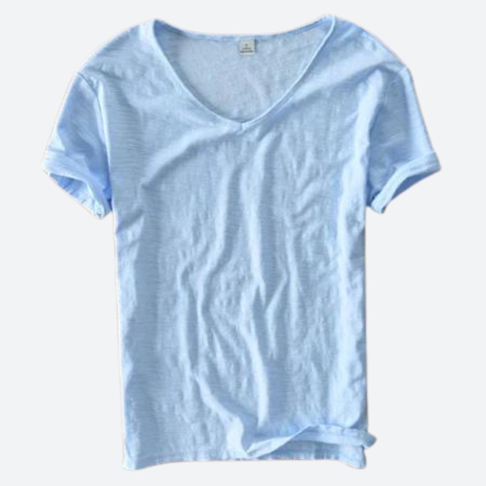 Valenzora | Sommerliches T-Shirt aus Baumwollleinen