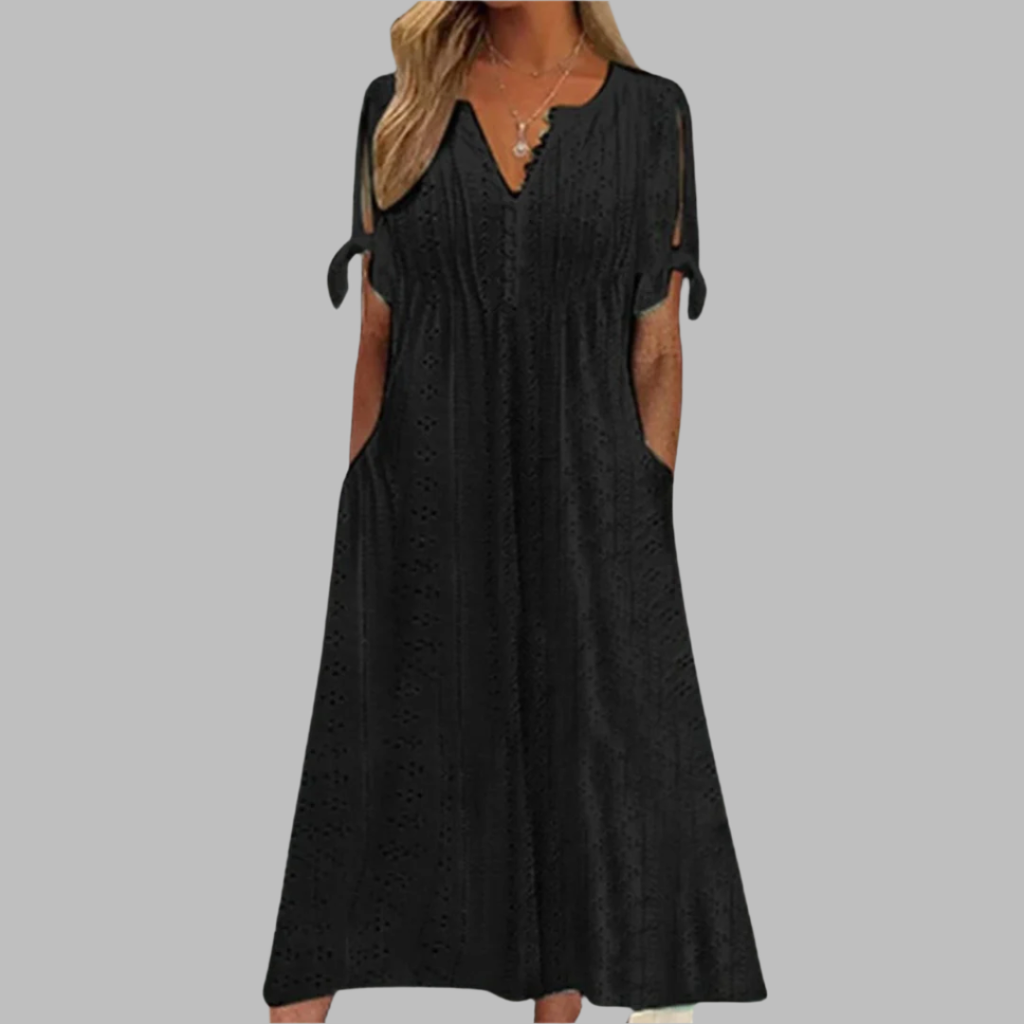 Valenzora | Elegant Summer Boho Midi Dress