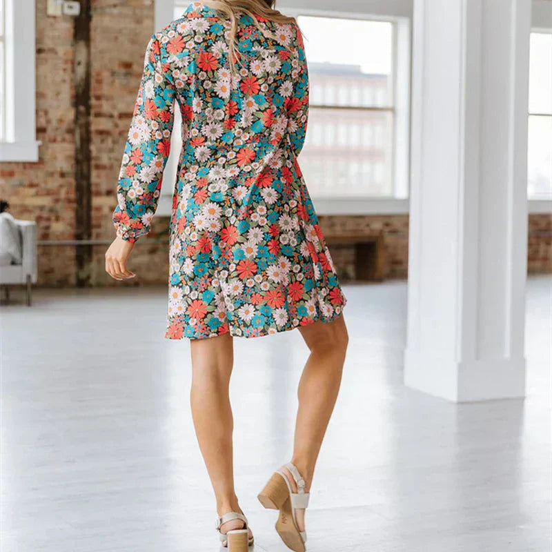 Valenzora | Blouse dress with floral pattern