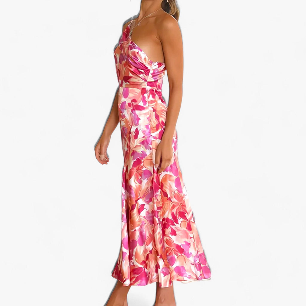 Printed dress - Elegant floral charm