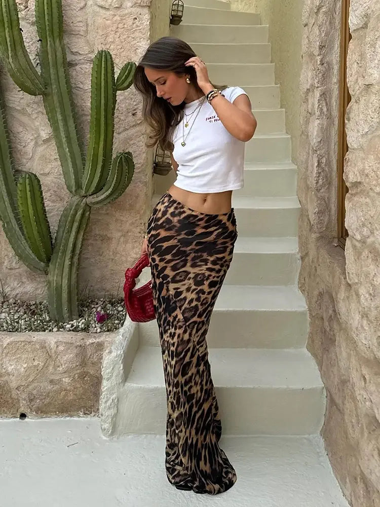 Skirt | Leopard print