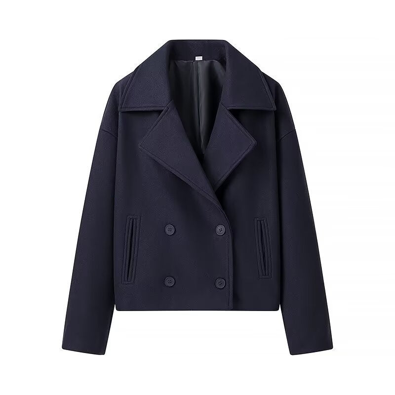 Valenzora | Luxury Double-Breasted Short Jacket