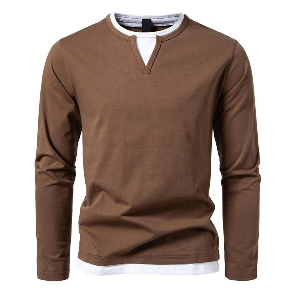 Valenzora | Long-sleeved cotton T-shirt