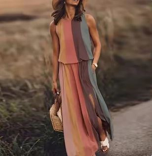 Valenzora | Floral Slit Sun Dress Valenzora | Summer Dress