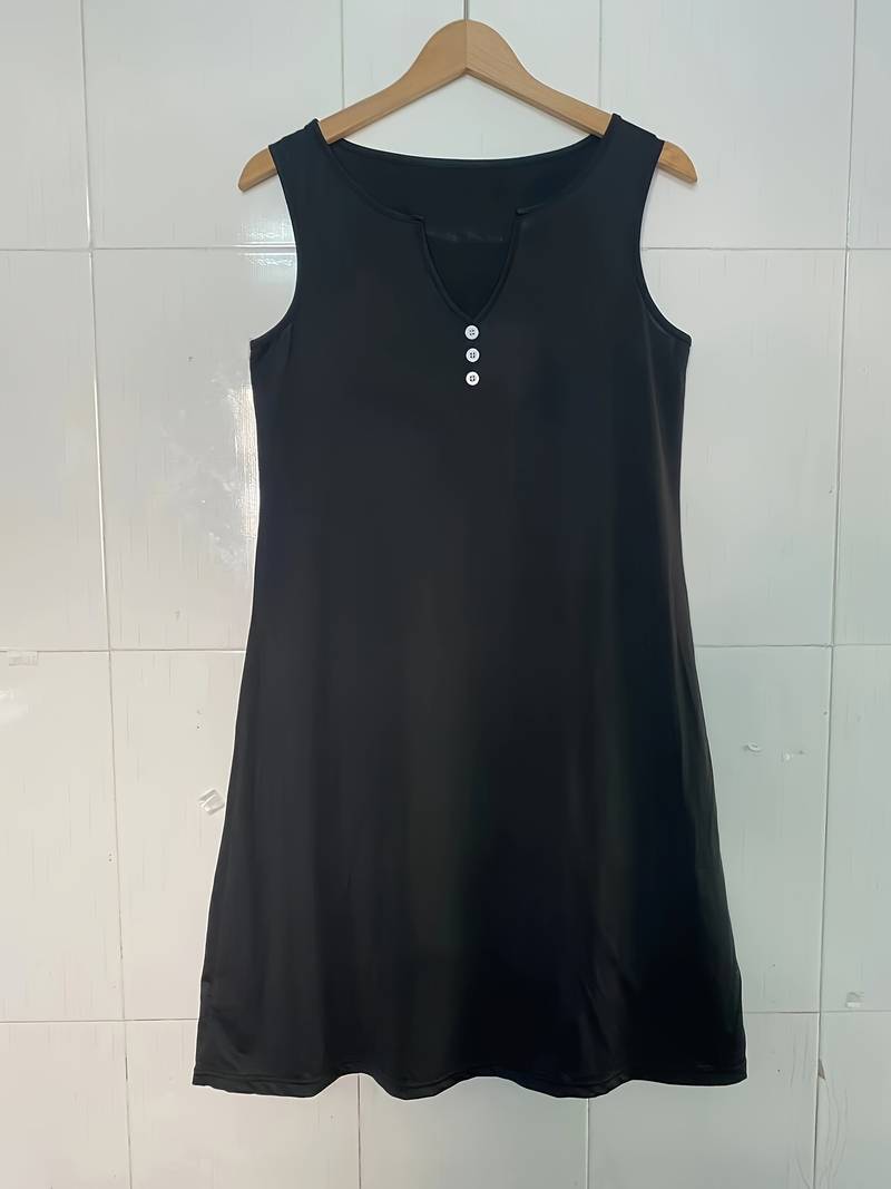 Valenzora | Ärmelloses, weit geschnittenes Boho-Kleid Sommerkleid