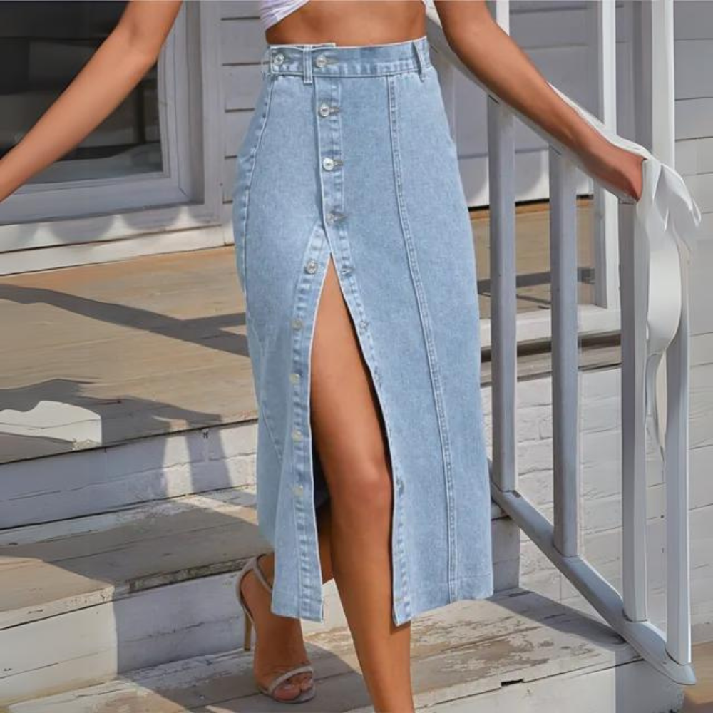 Valenzora | Elegant denim skirt