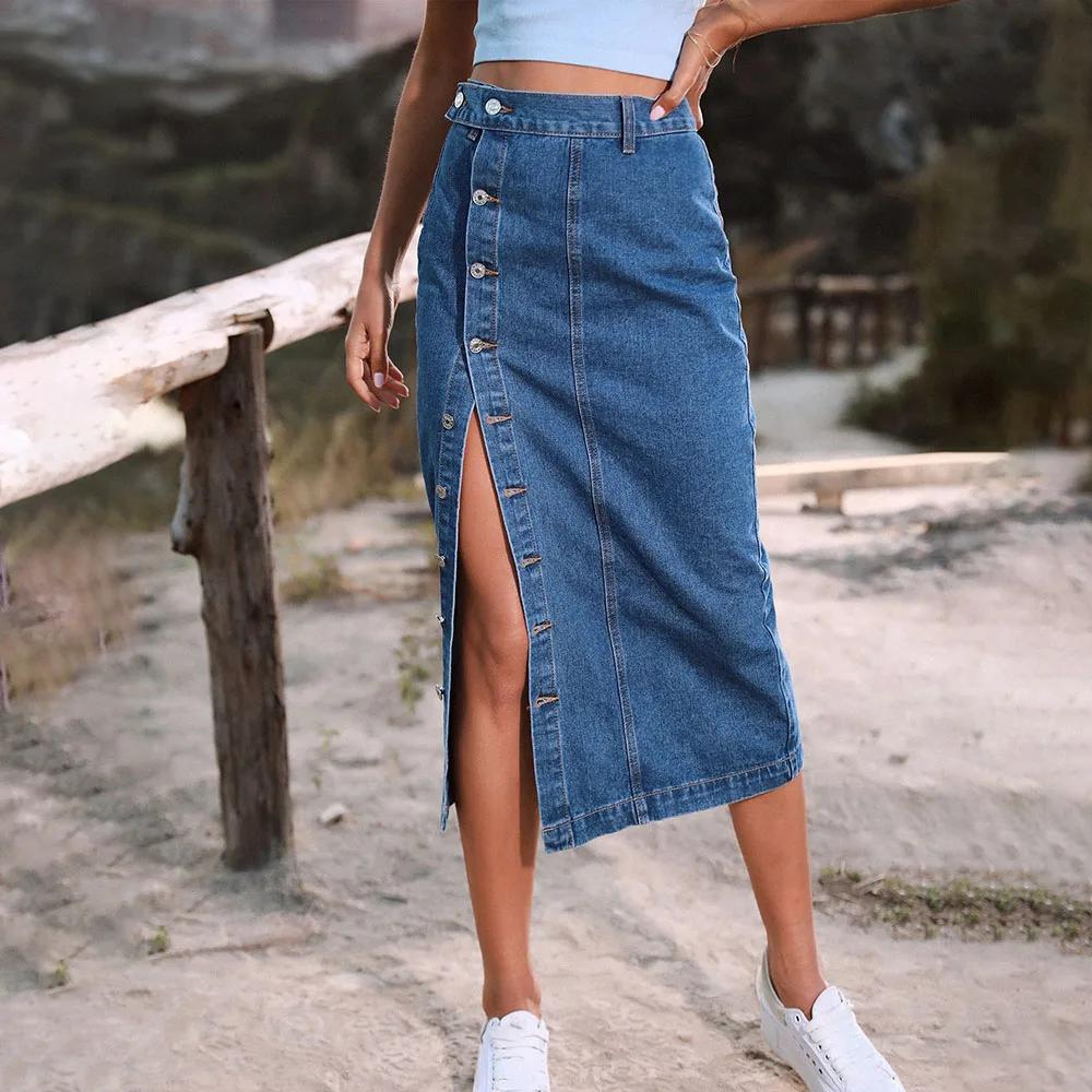 Valenzora | Eleganter Jeansrock