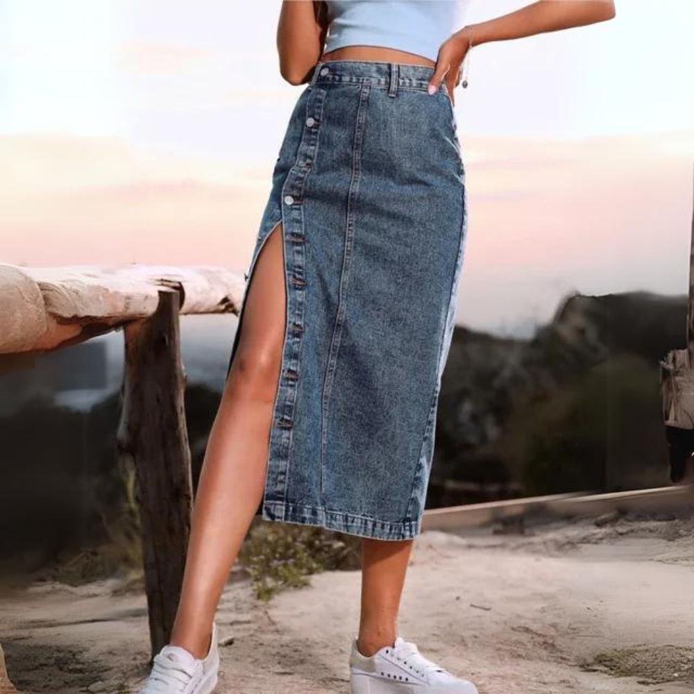 Valenzora | Eleganter Jeansrock